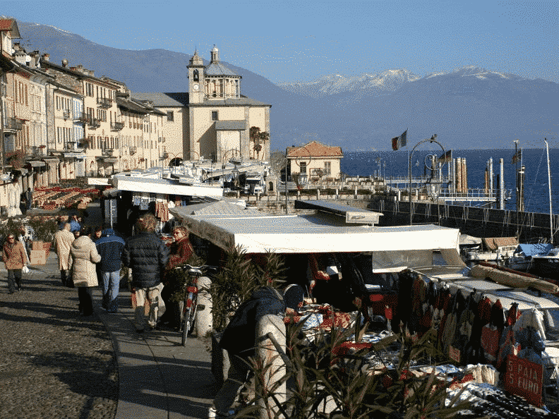 Market on Lake Garda